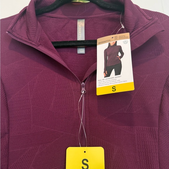 Mondetta Women's Plum Full-Zip Jacket - Picture 2 of 3